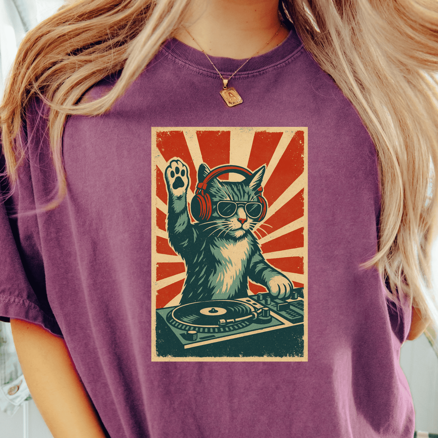 DJ Cat T-shirt