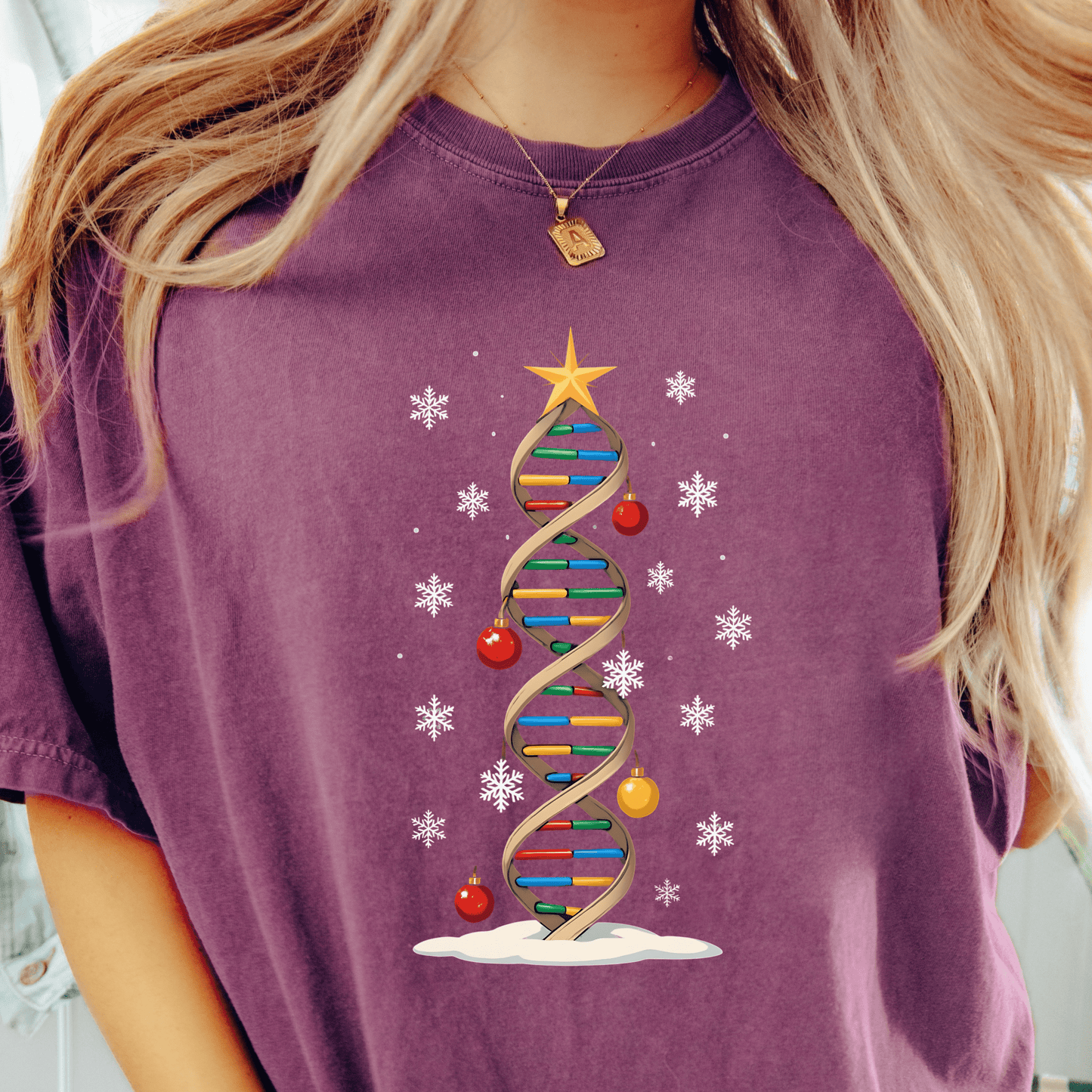 DNA Christmas T-shirt