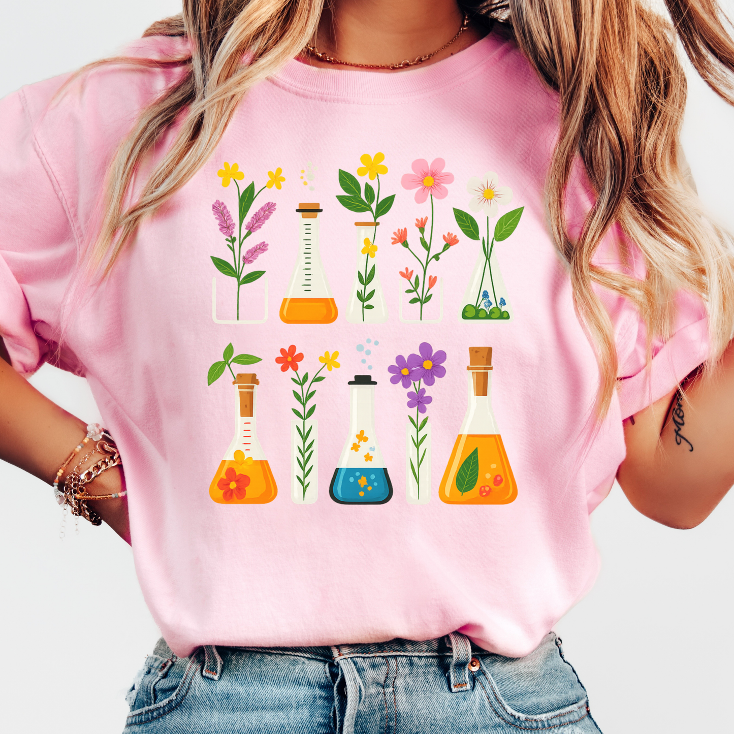 Floral Chemistry T-shirt