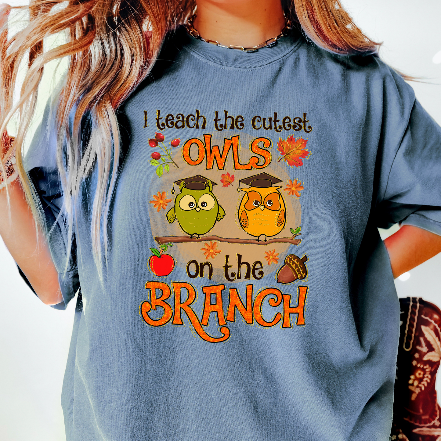 Cute Owls Teacher T-shirt