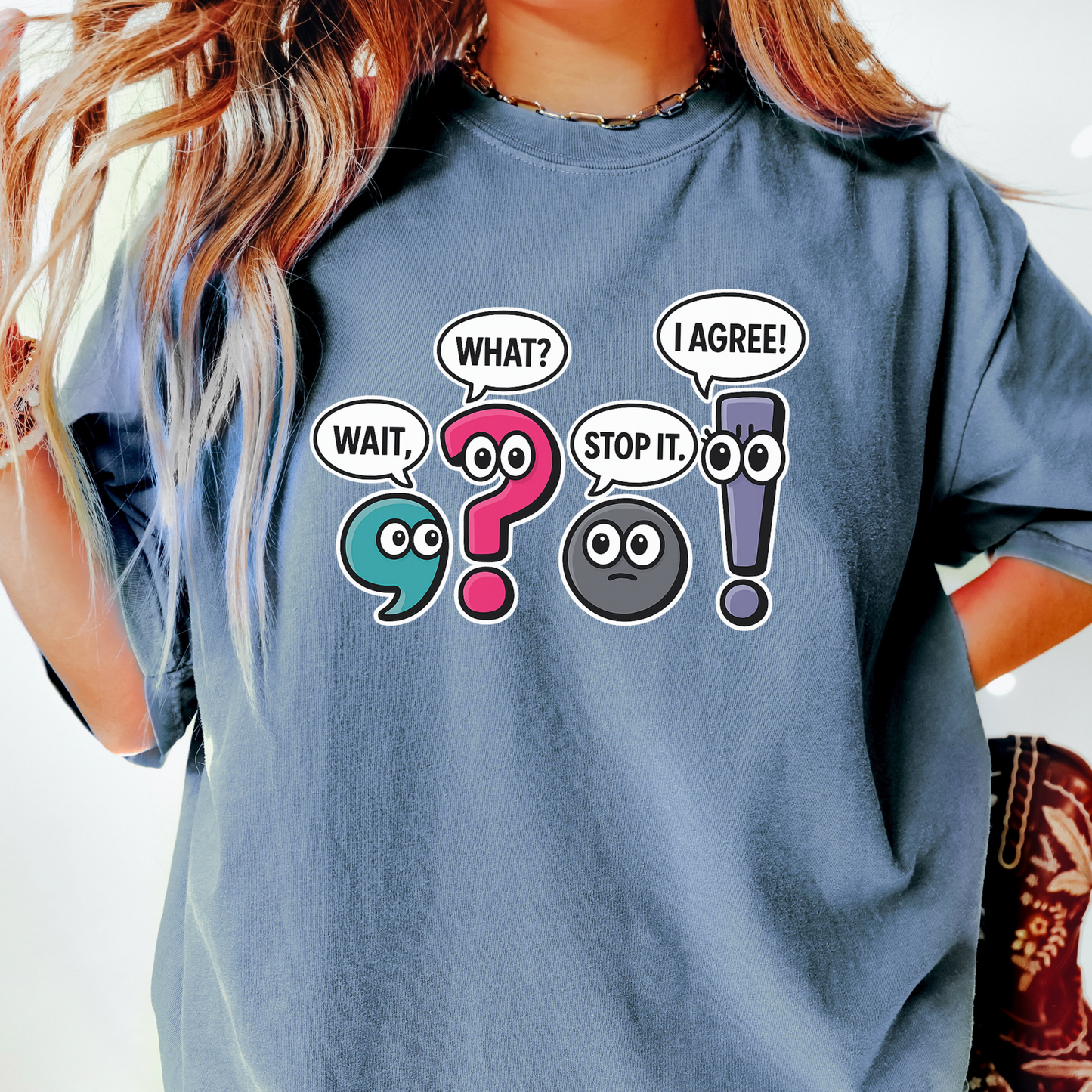 Punctuation Friends T-shirt