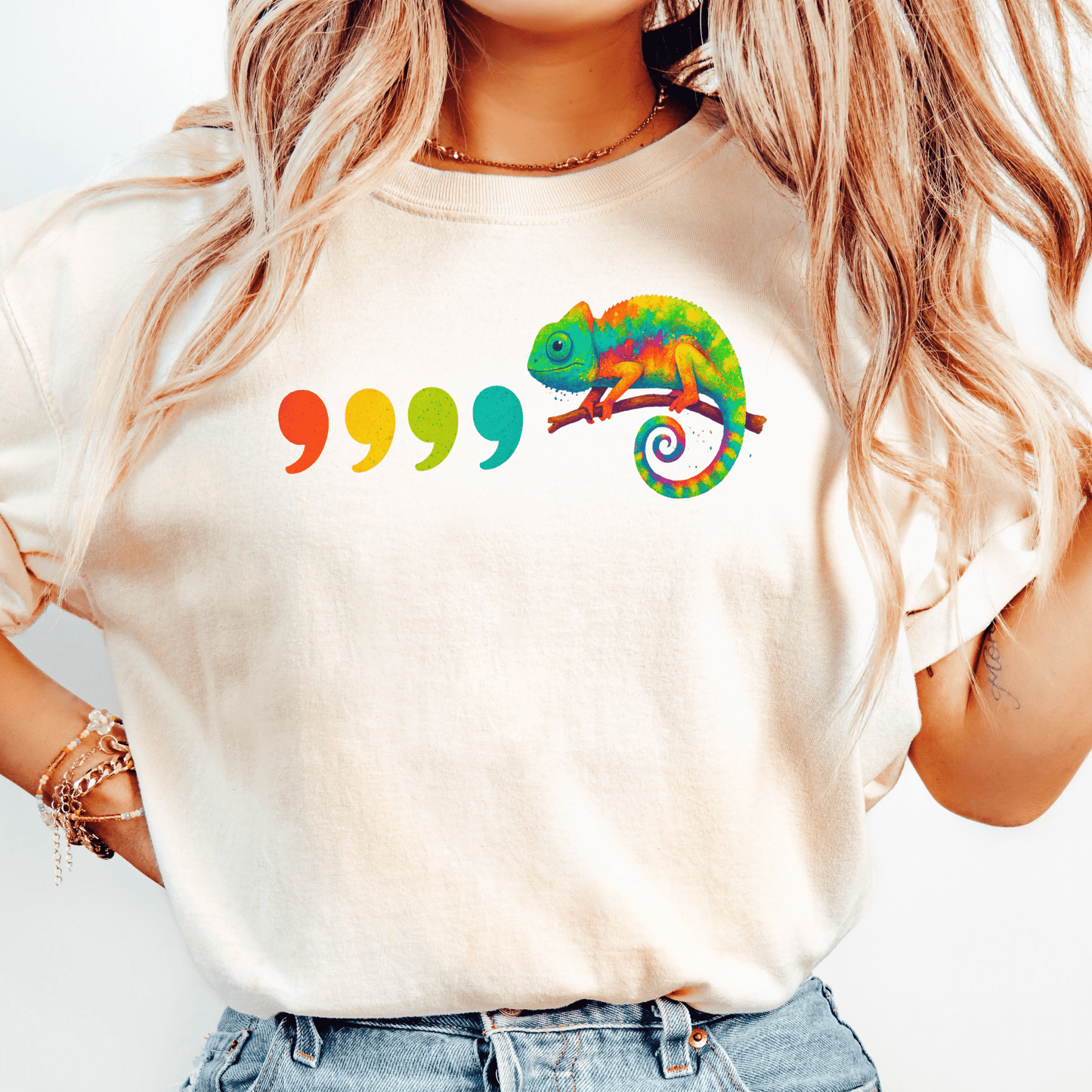 Colorful Chameleon T-shirt