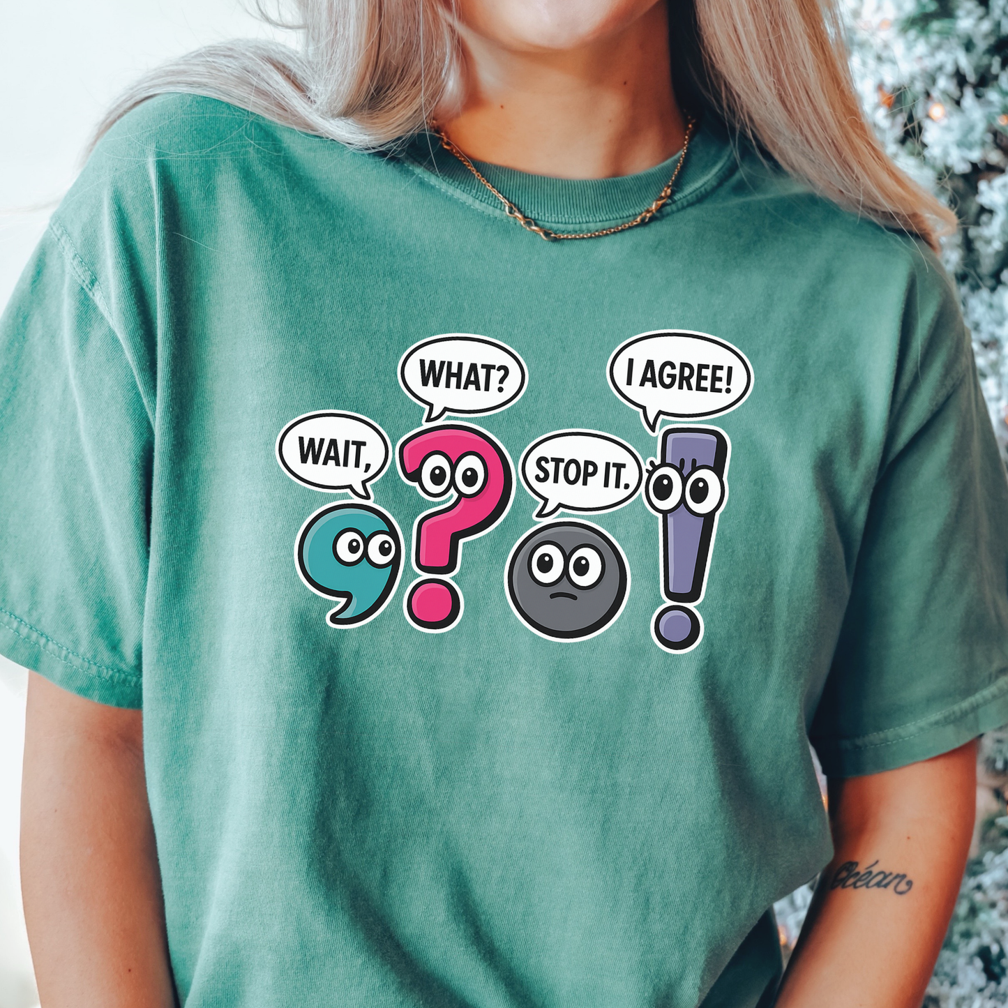 Punctuation Friends T-shirt
