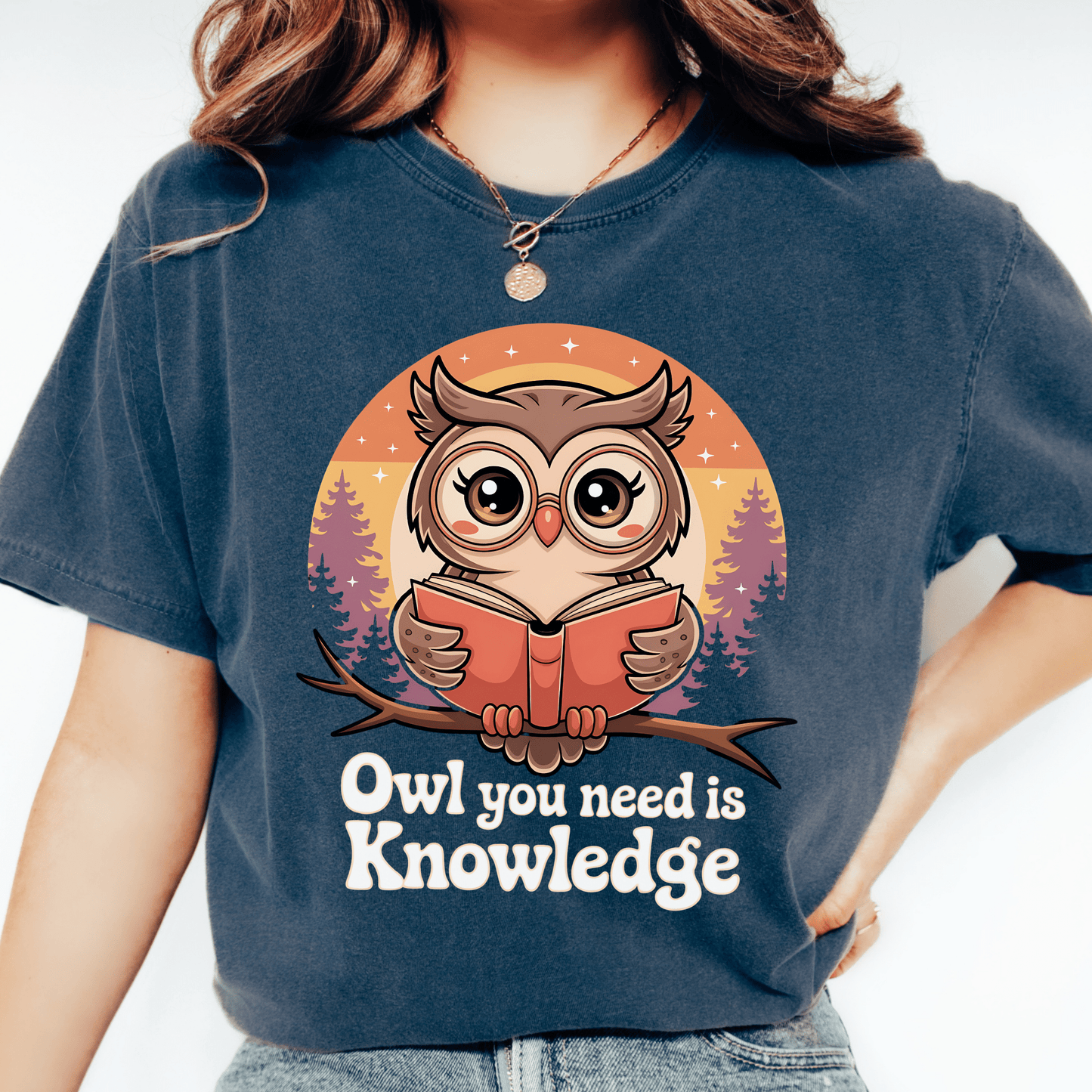 Owl Knowledge T-shirt