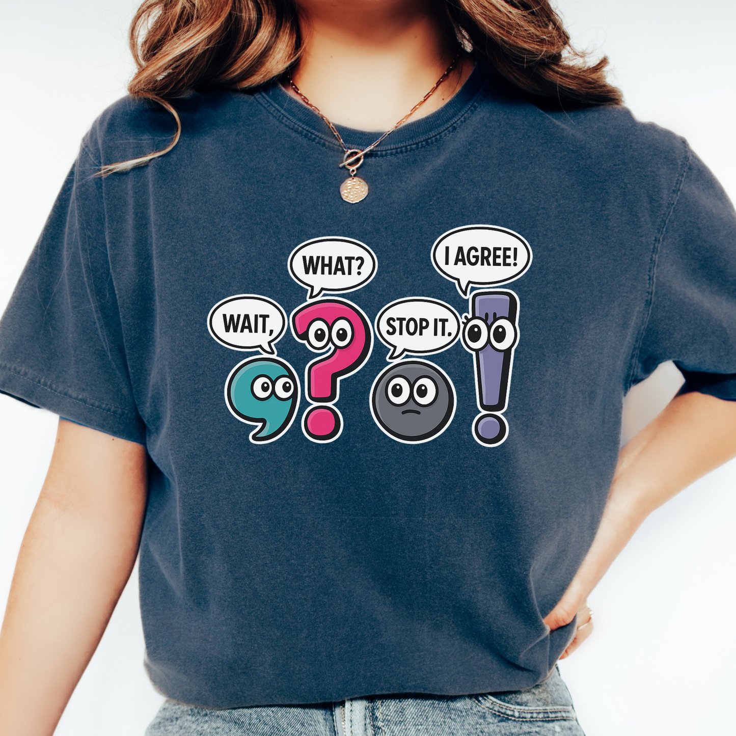 Punctuation Friends T-shirt