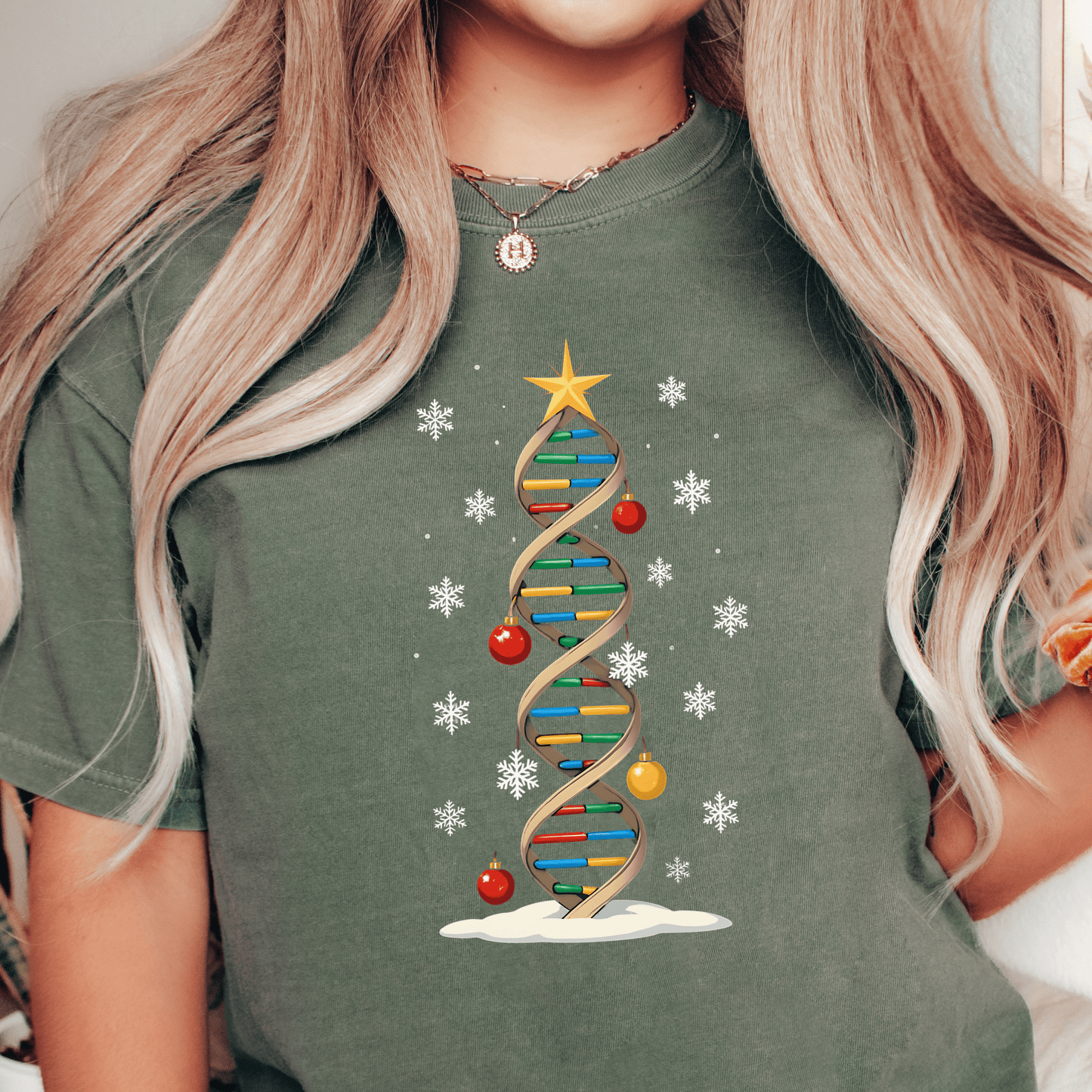 DNA Christmas T-shirt