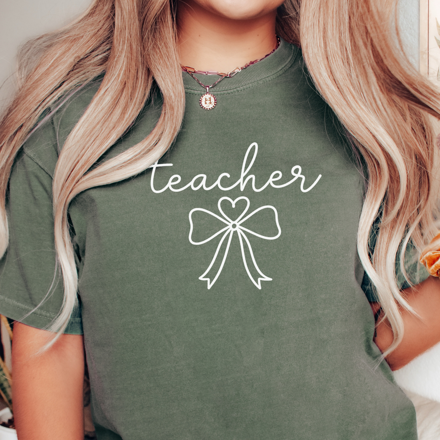 Teacher Bow T-shirt