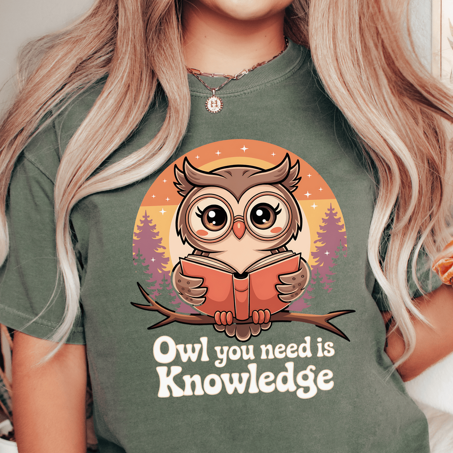 Owl Knowledge T-shirt