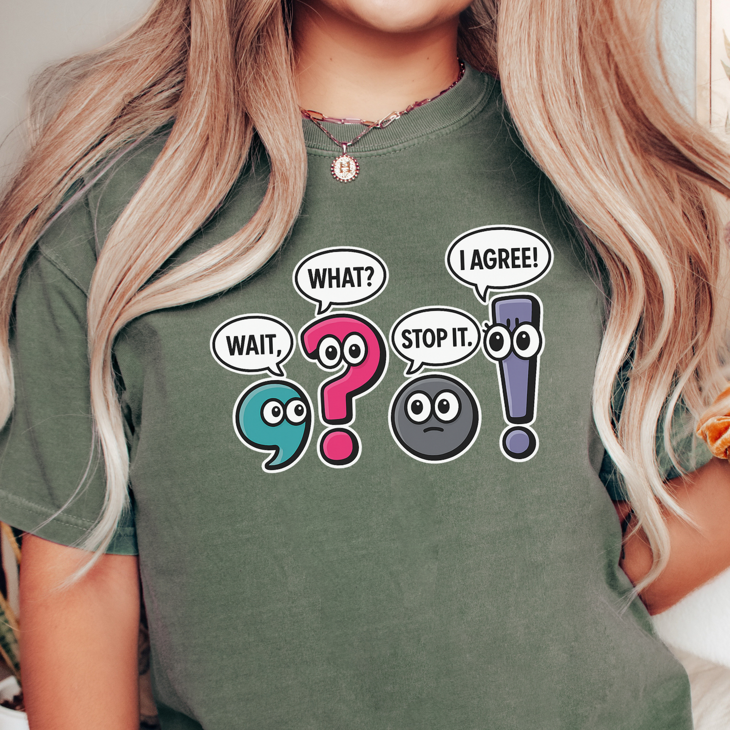 Punctuation Friends T-shirt
