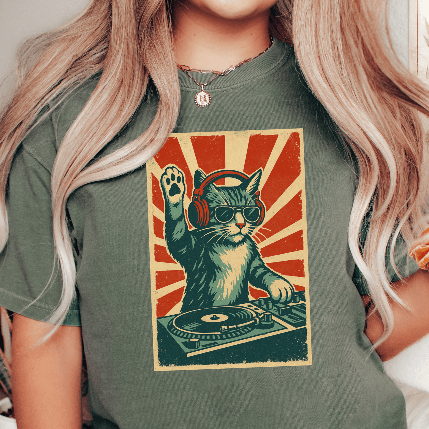 DJ Cat T-shirt