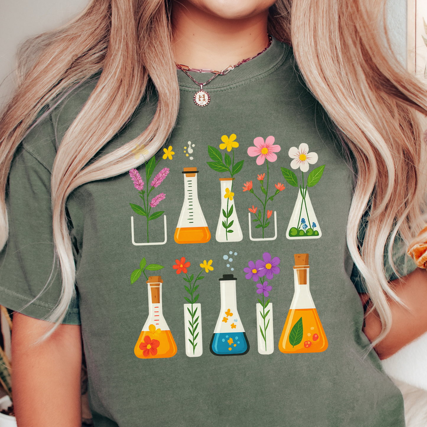 Floral Chemistry T-shirt