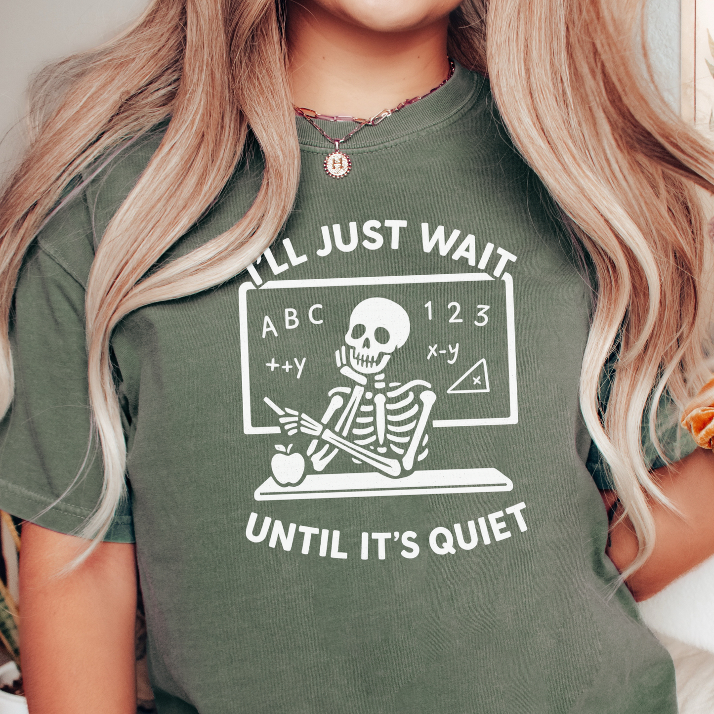 Skeleton Teacher T-shirt