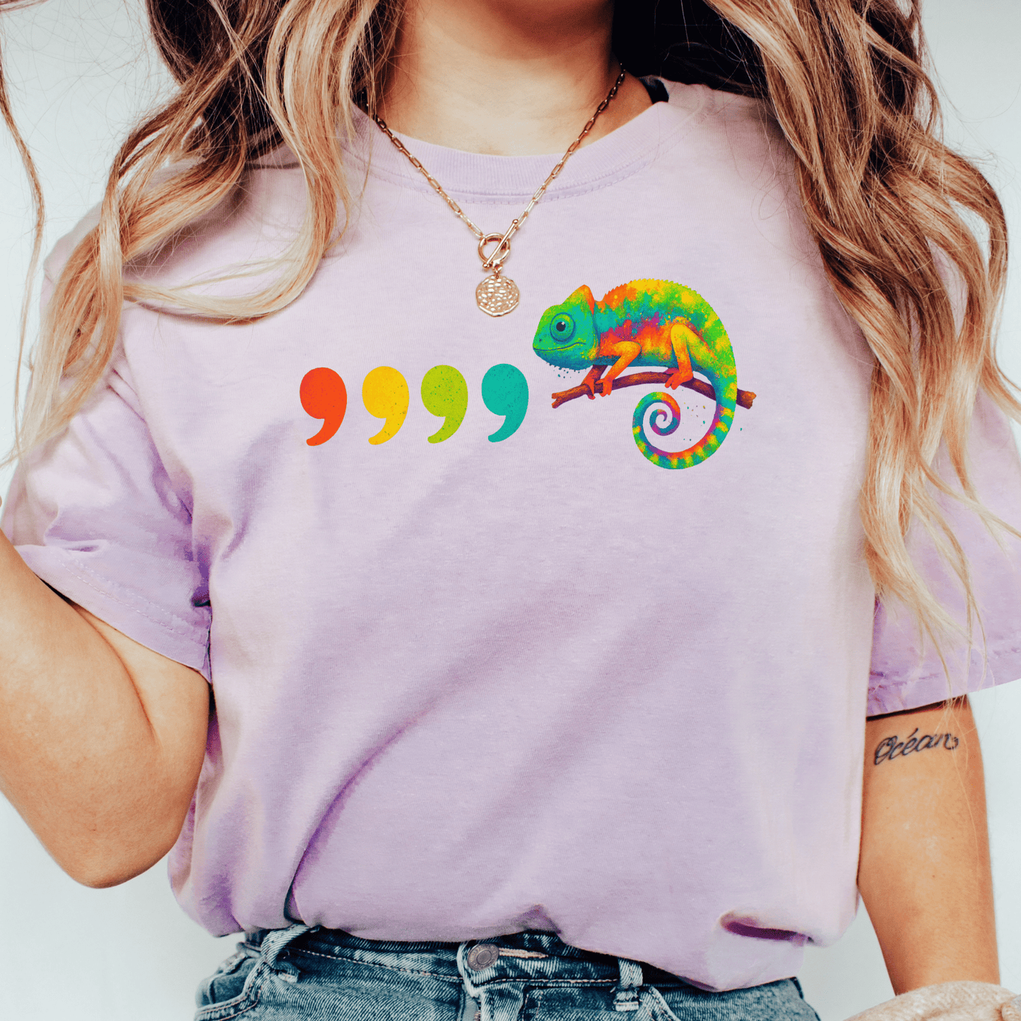 Colorful Chameleon T-shirt