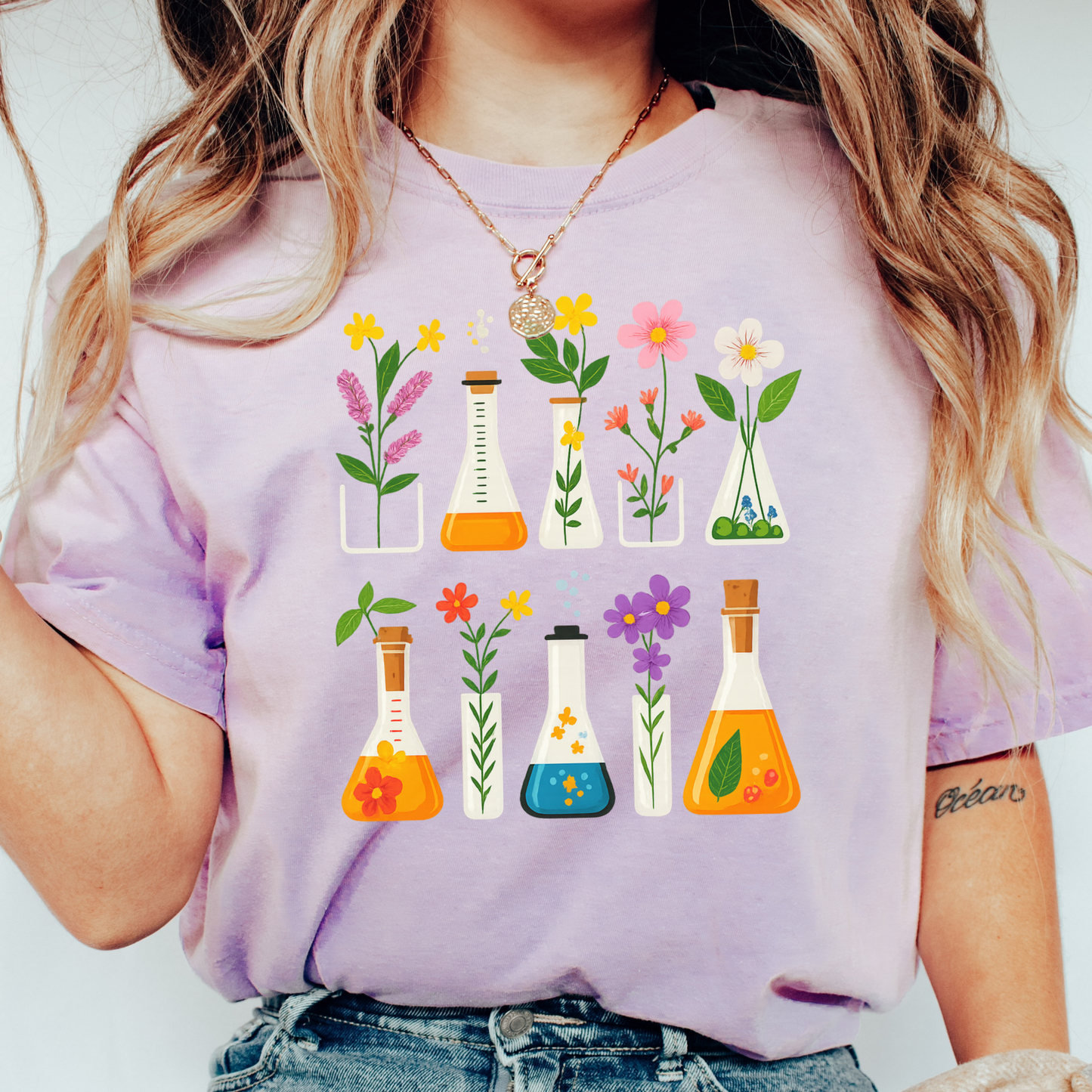 Floral Chemistry T-shirt