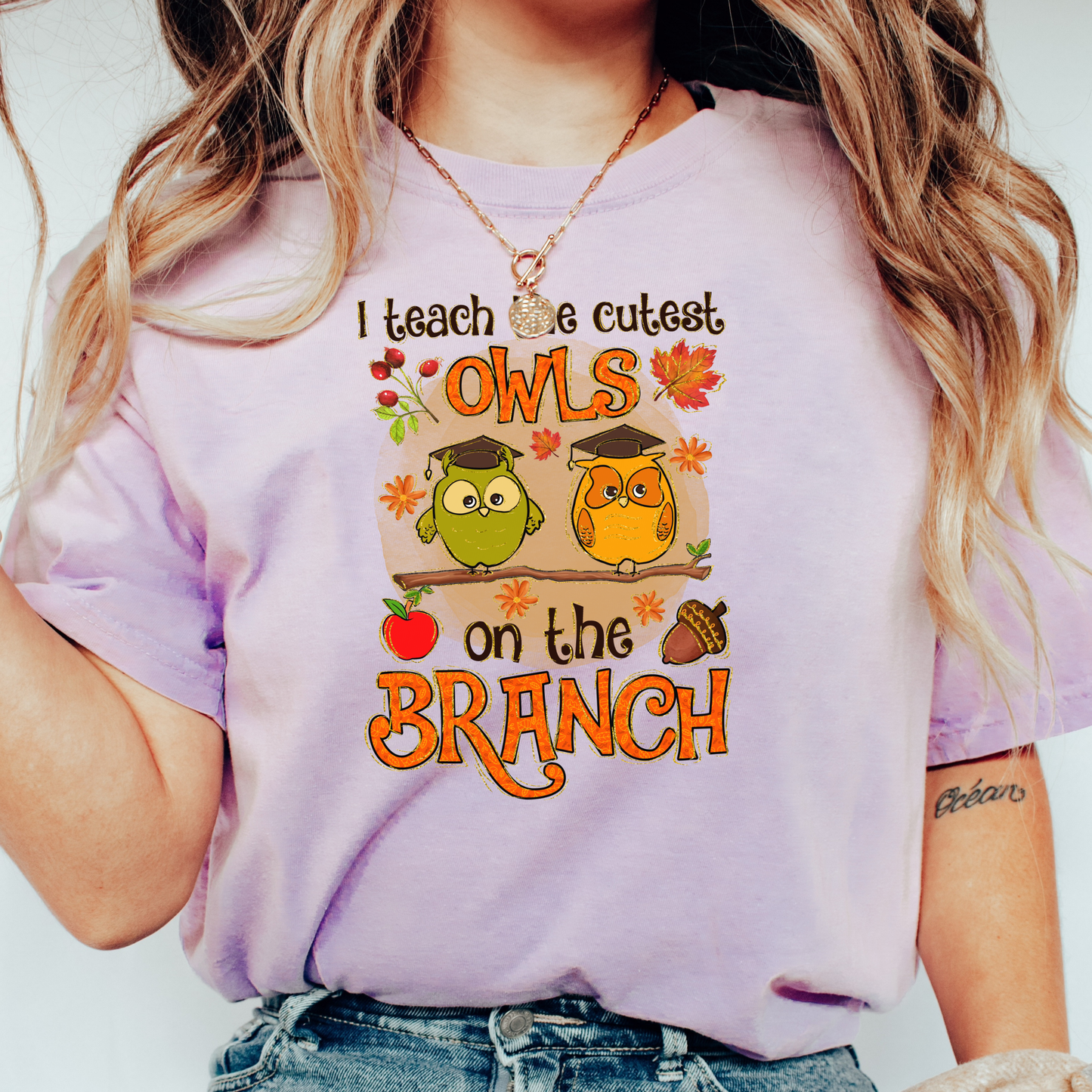 Cute Owls Teacher T-shirt