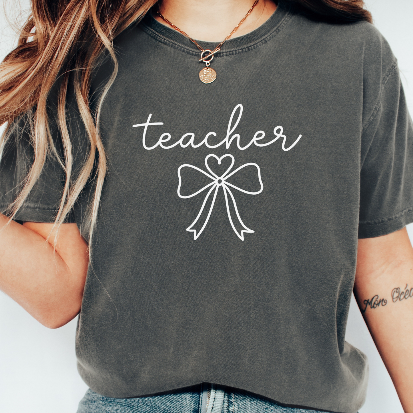 Teacher Bow T-shirt
