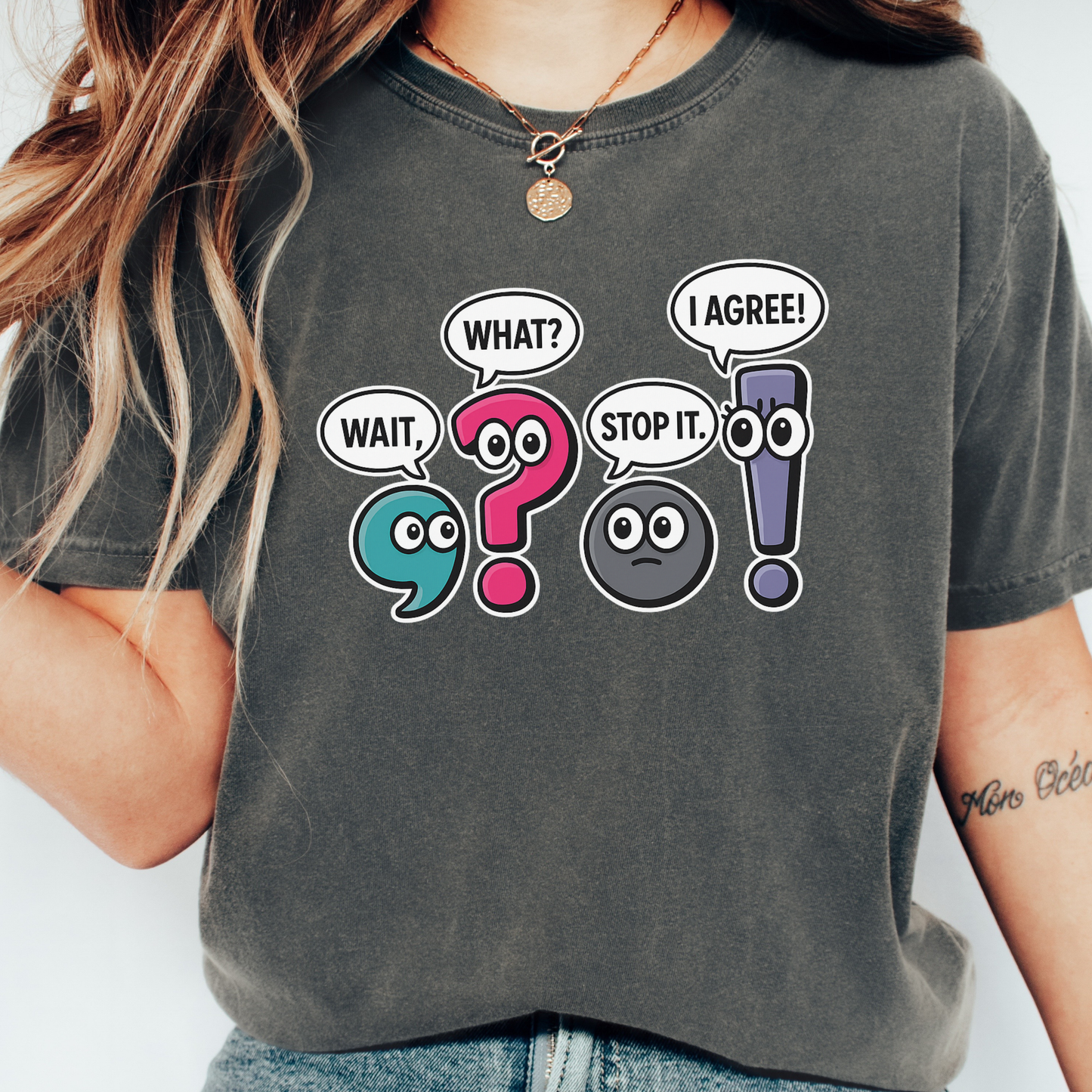 Punctuation Friends T-shirt
