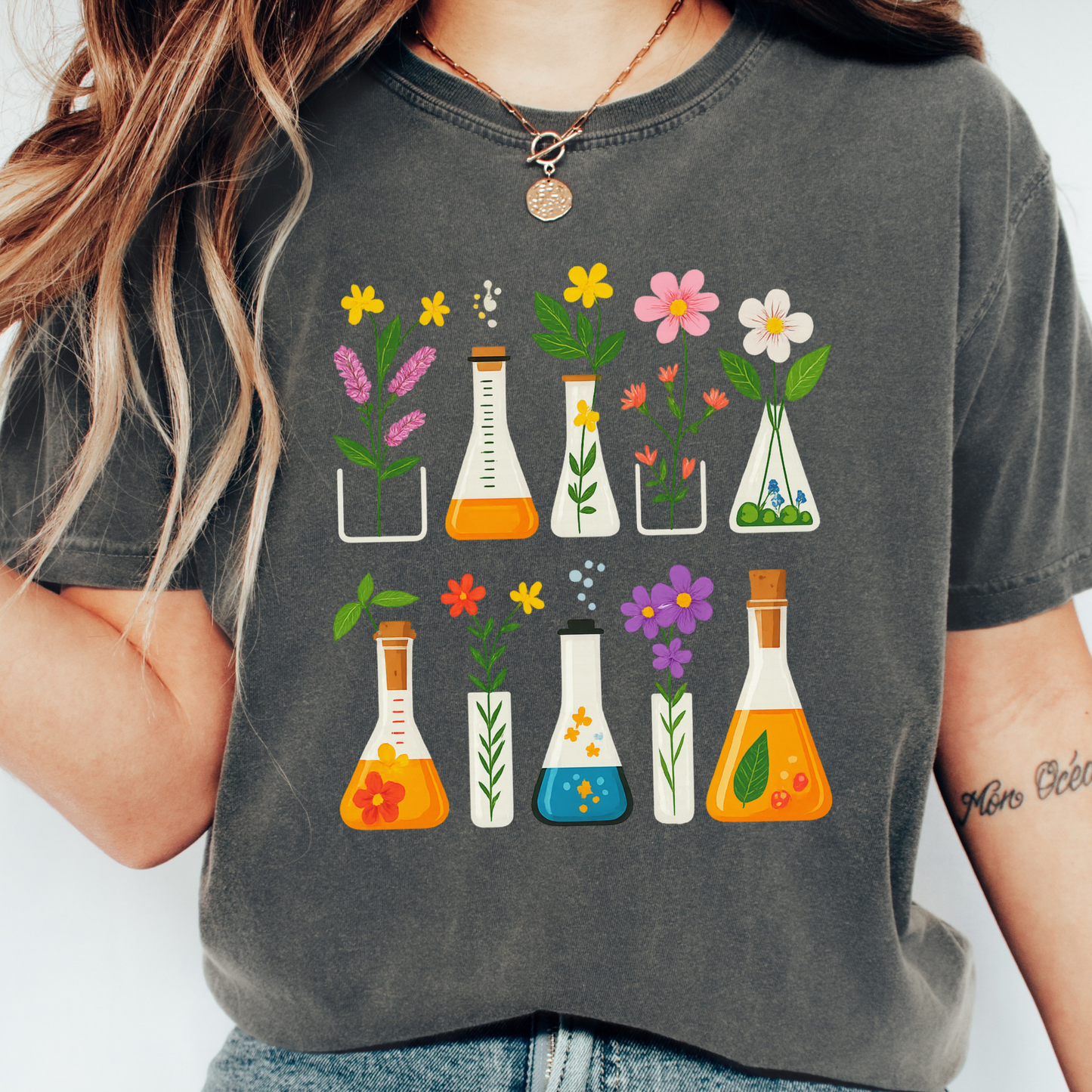 Floral Chemistry T-shirt