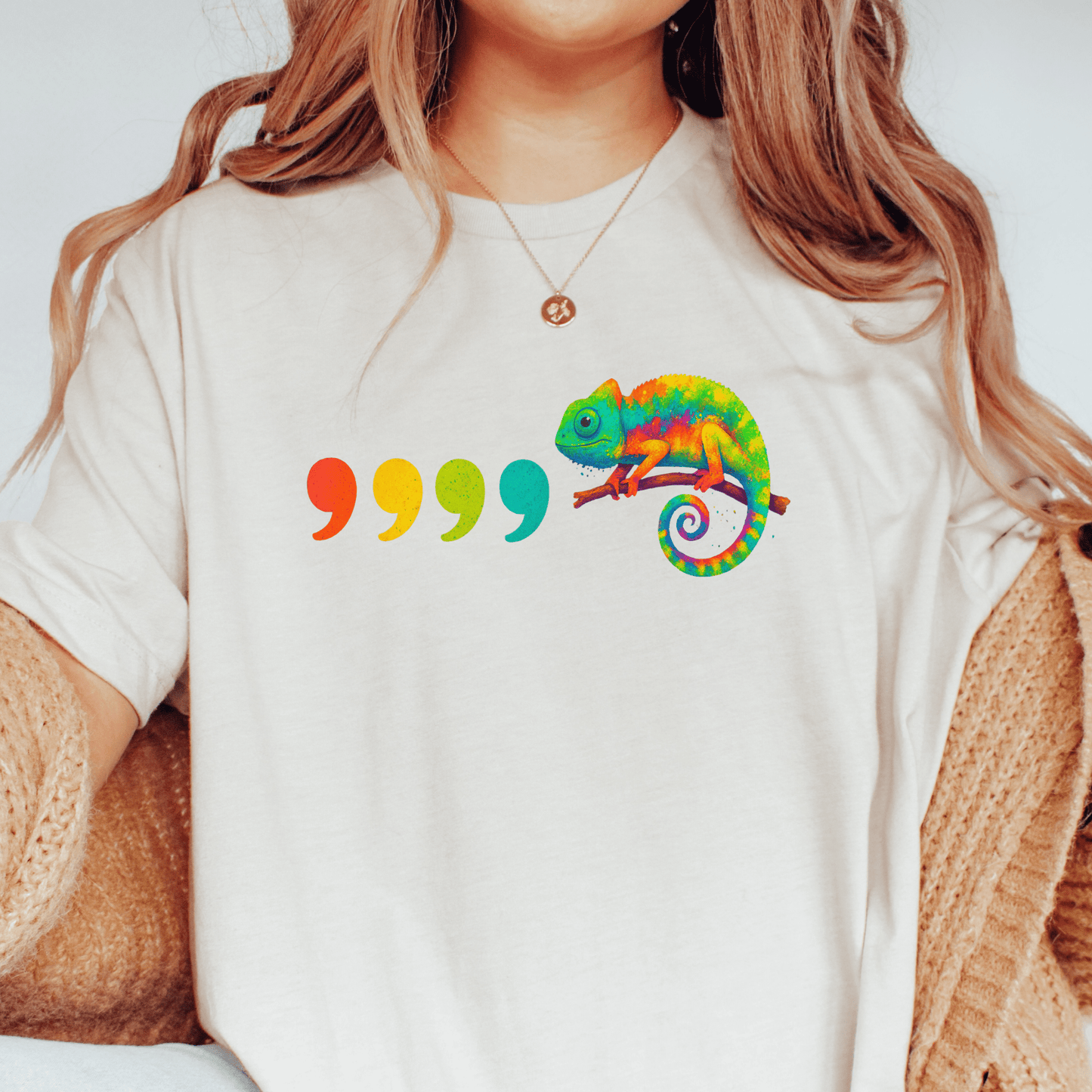 Colorful Chameleon T-shirt