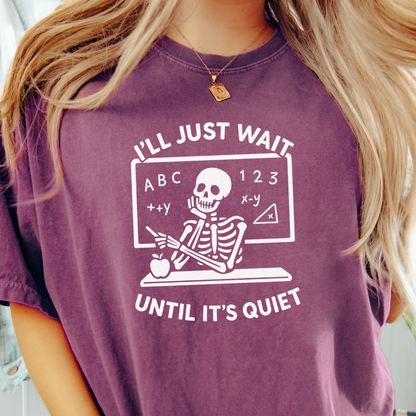 Skeleton Teacher T-shirt
