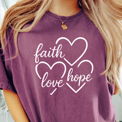 Faith Love Hope T-shirt
