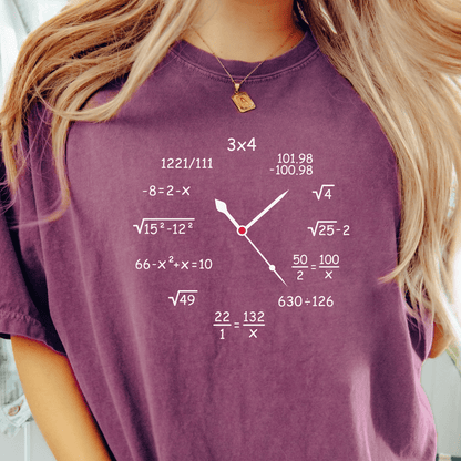 Math Clock T-shirt