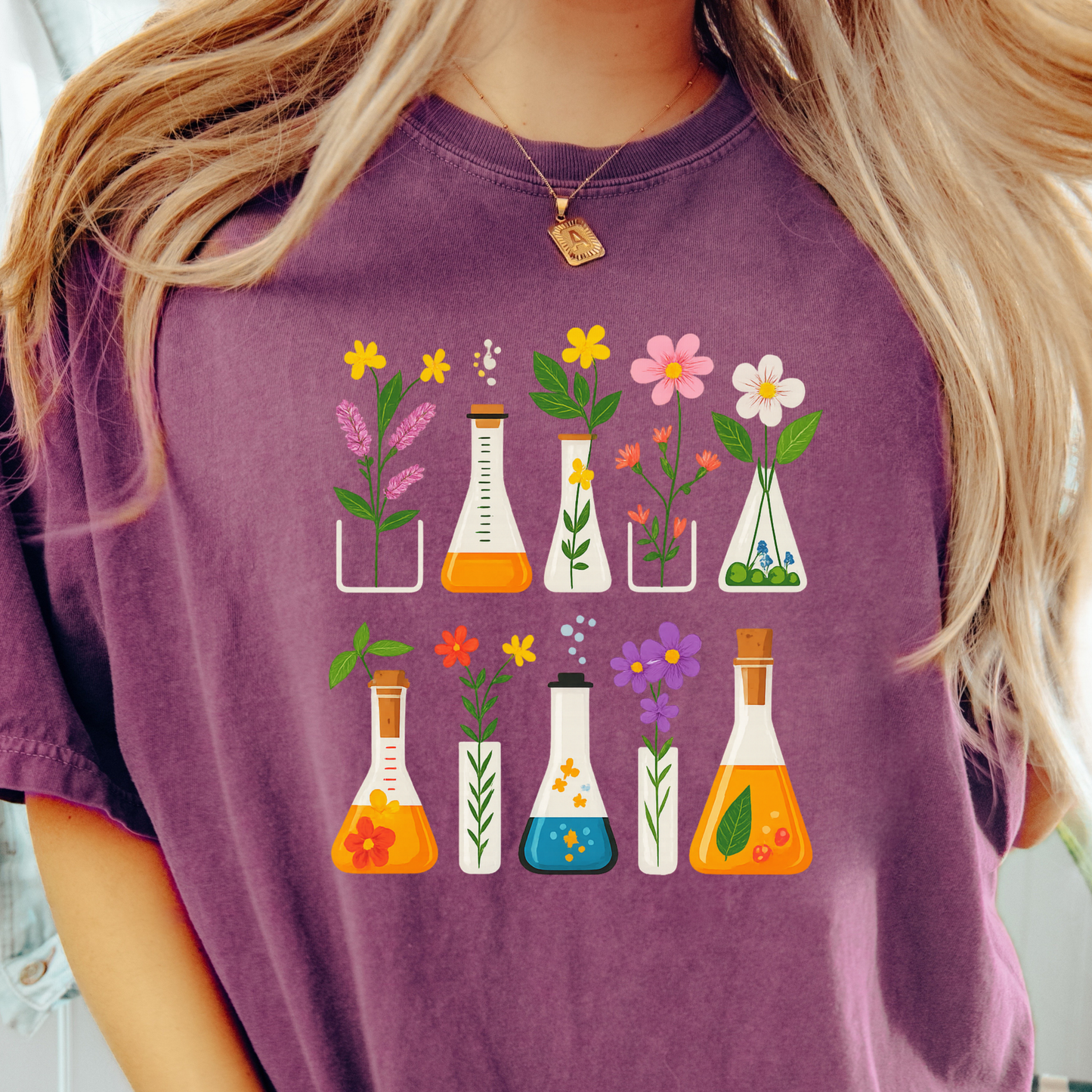 Floral Chemistry T-shirt