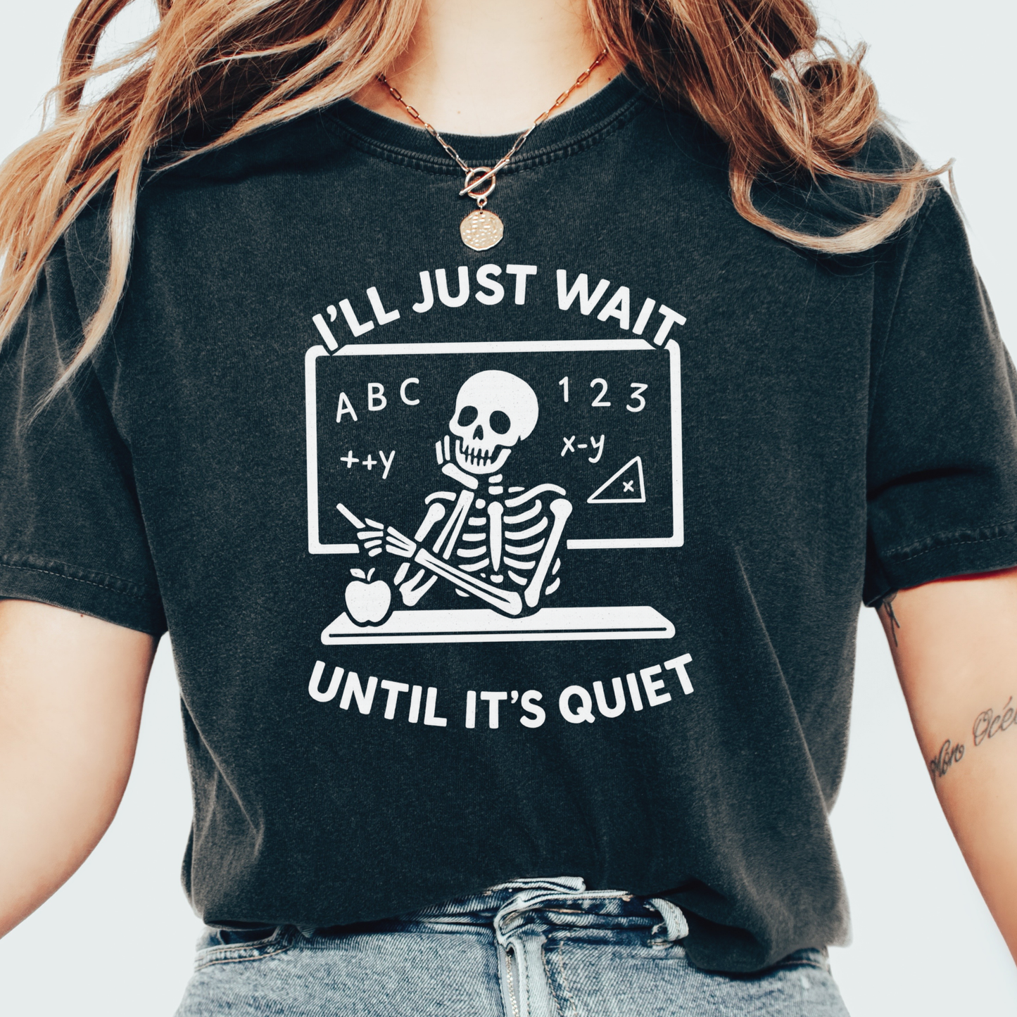 Skeleton Teacher T-shirt