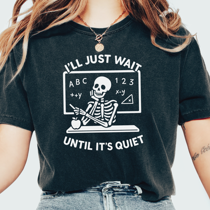 Skeleton Teacher T-shirt