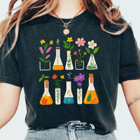 Floral Chemistry T-shirt