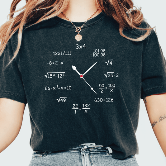 Math Clock T-shirt