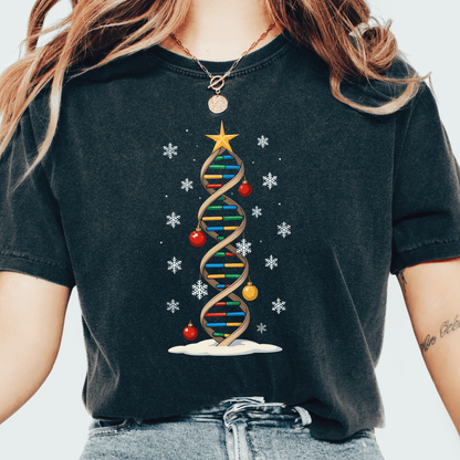 DNA Christmas T-shirt