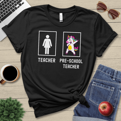 Unicorn Pre-School Teacher T-Shirt