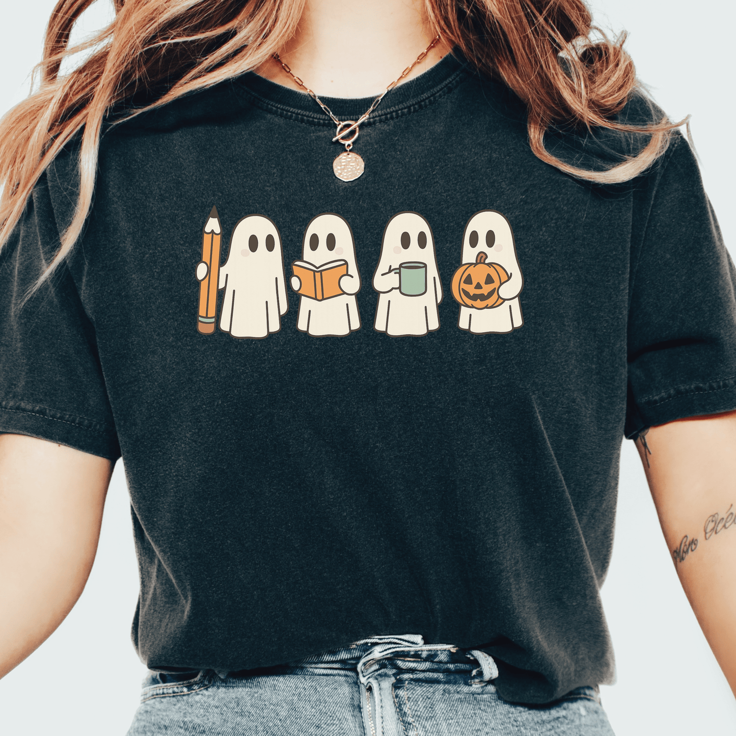 Cute Ghost Teacher T-shirt