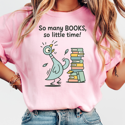 Book Lover Pigeon T-shirt