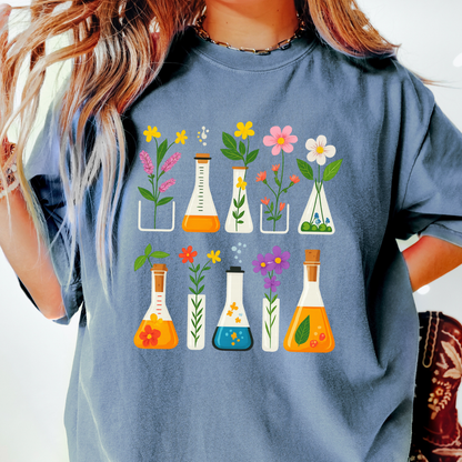 Floral Chemistry T-shirt