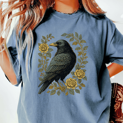 Floral Raven T-shirt