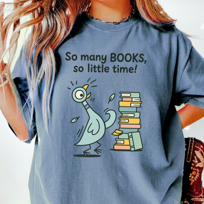 Book Lover Pigeon T-shirt