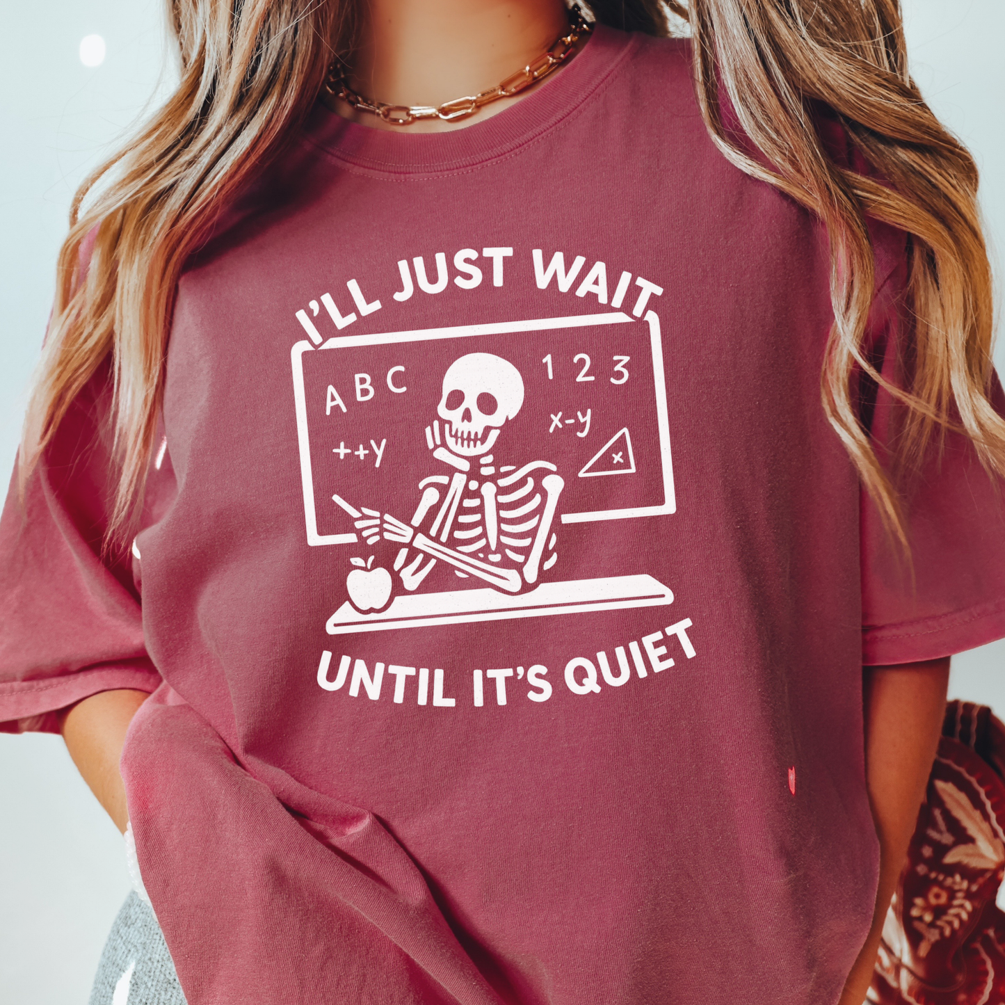 Skeleton Teacher T-shirt