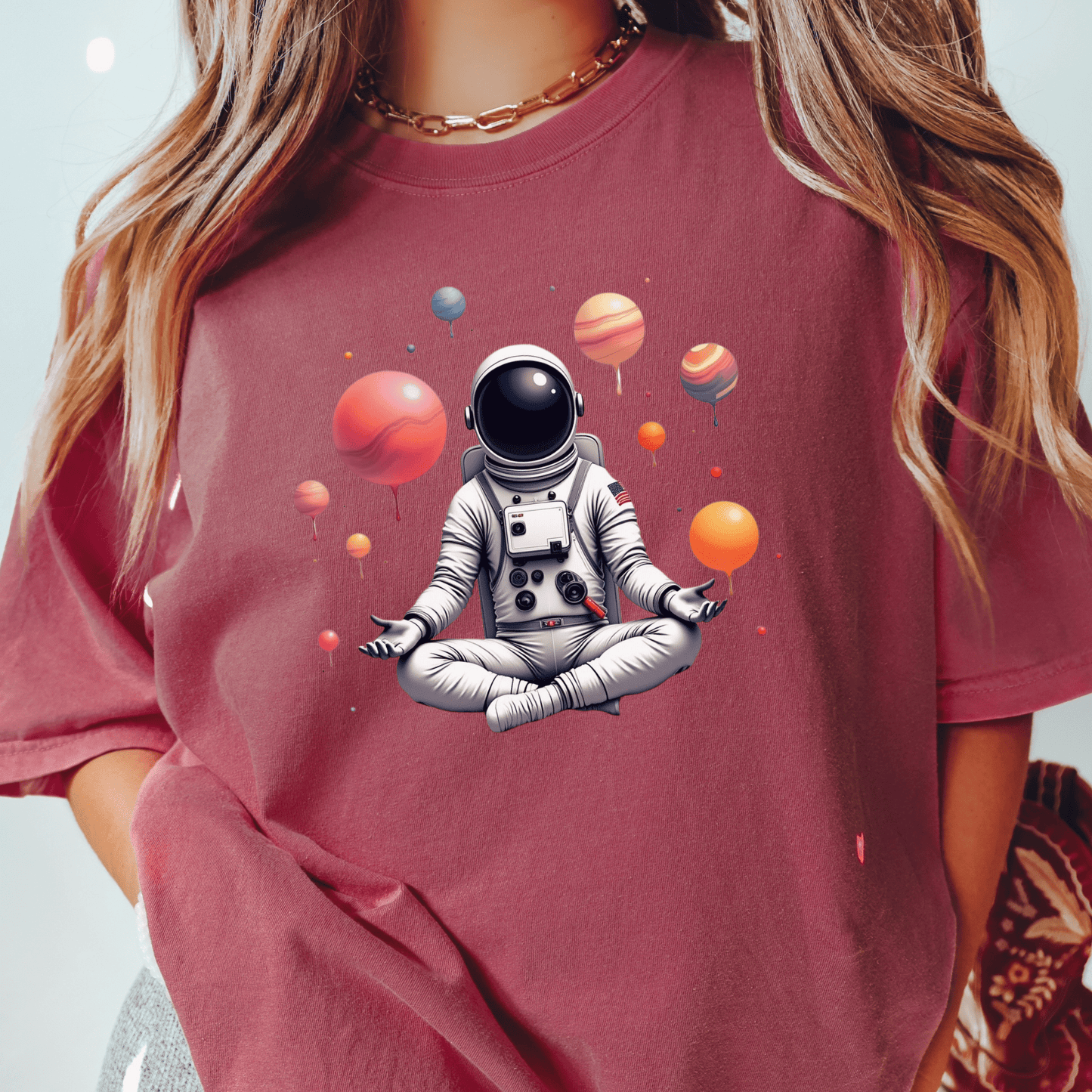 Meditating Astronaut T-shirt
