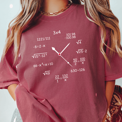 Math Clock T-shirt