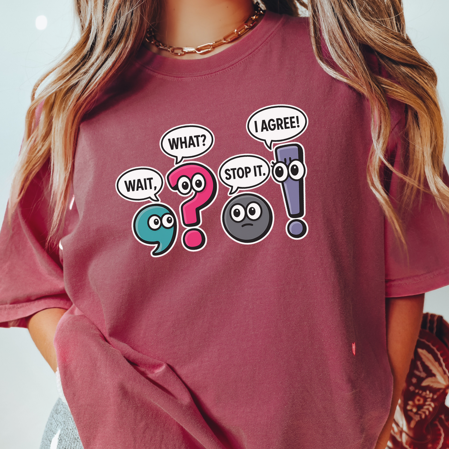 Punctuation Friends T-shirt
