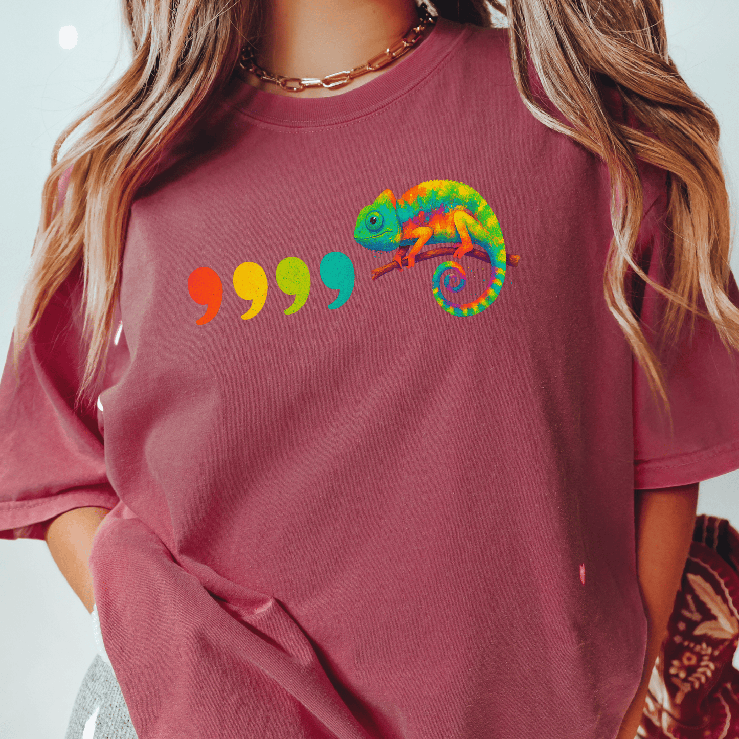Colorful Chameleon T-shirt