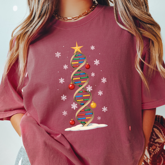 DNA Christmas T-shirt