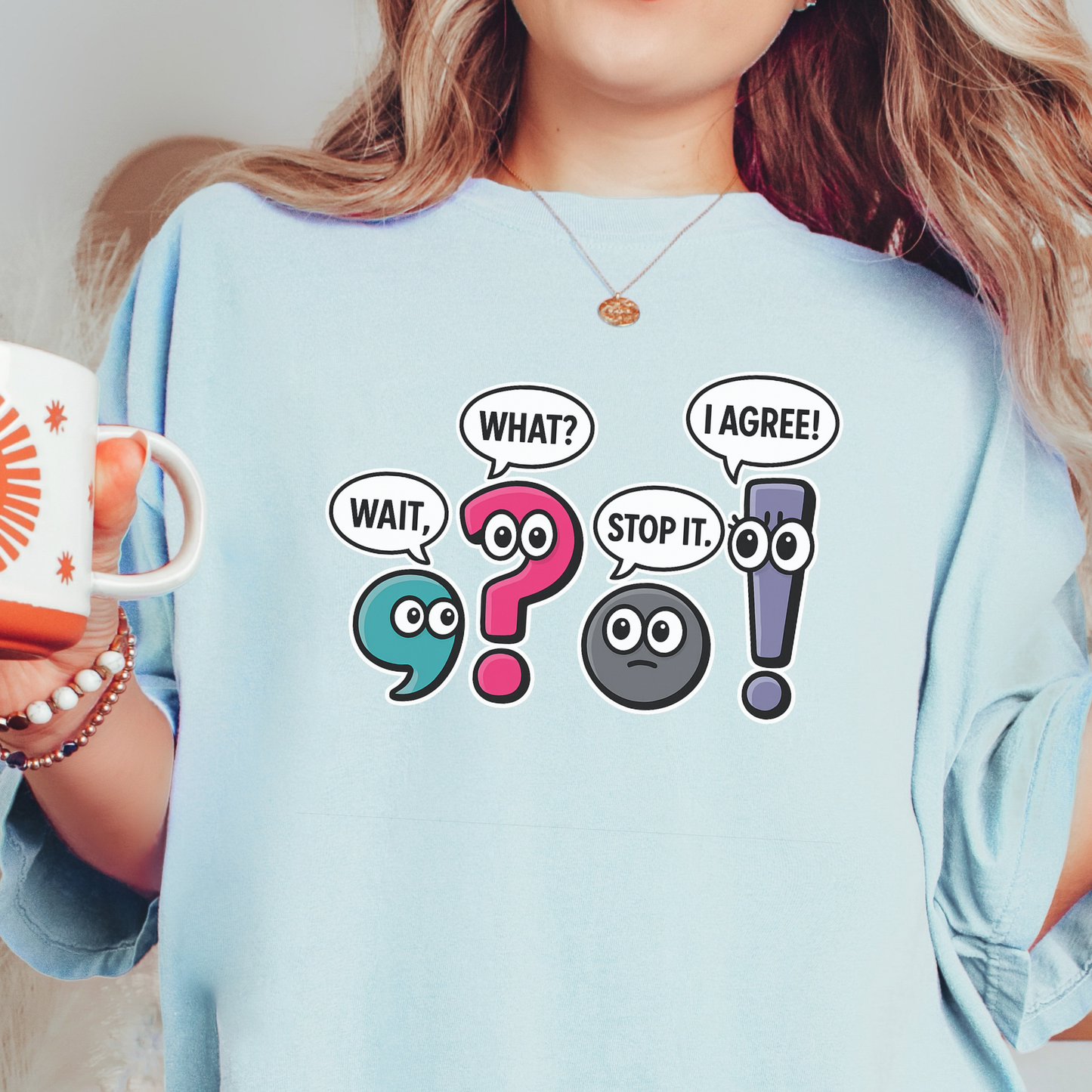 Punctuation Friends T-shirt