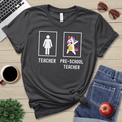 Unicorn Pre-School Teacher T-Shirt