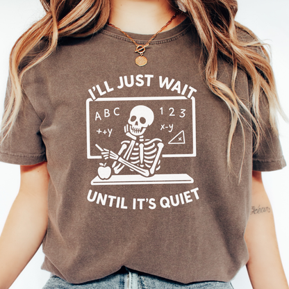 Skeleton Teacher T-shirt
