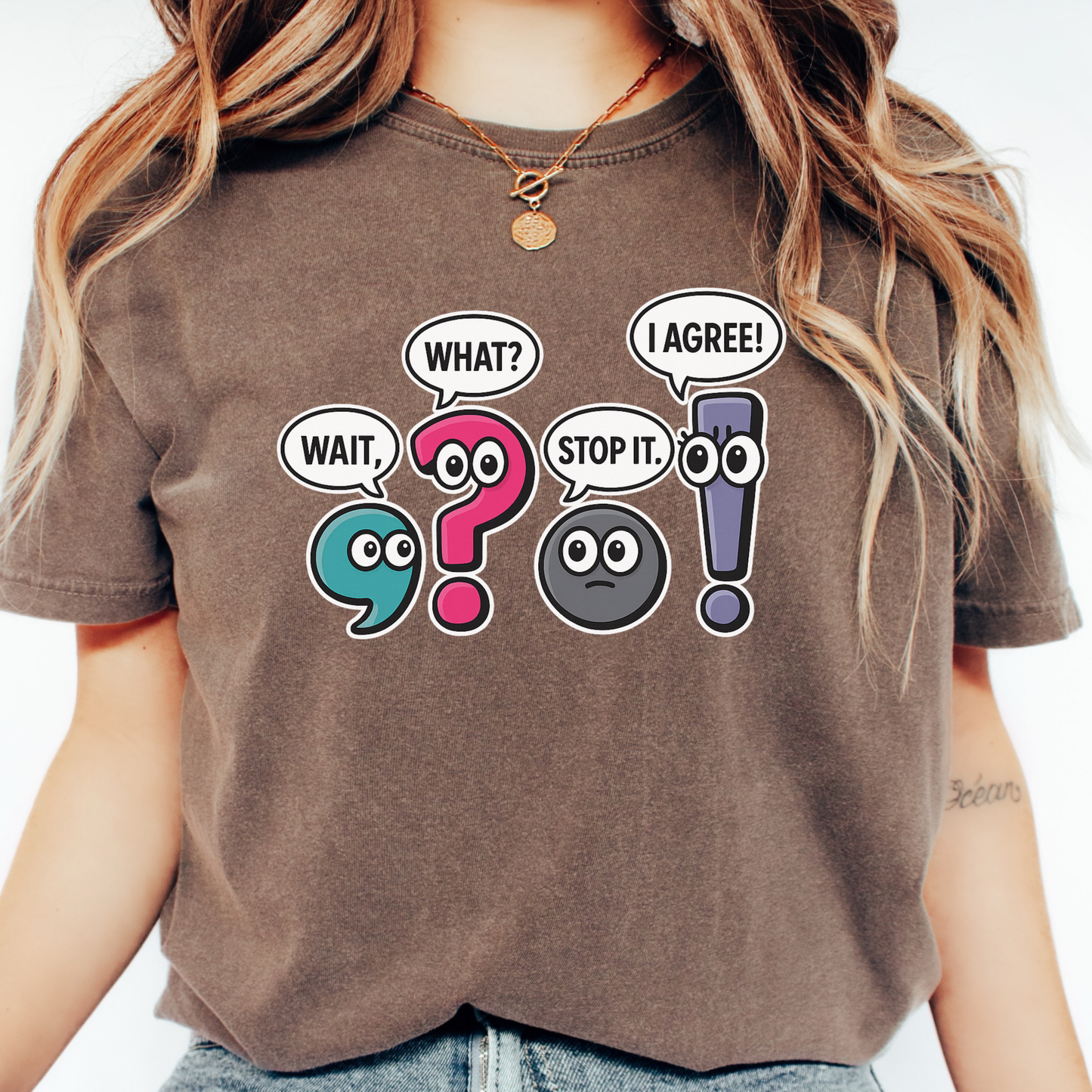 Punctuation Friends T-shirt