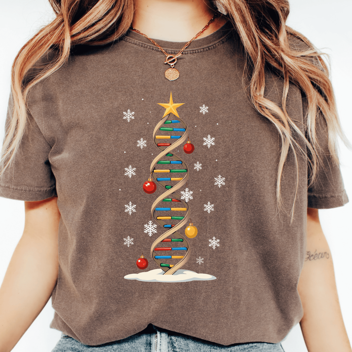 DNA Christmas T-shirt