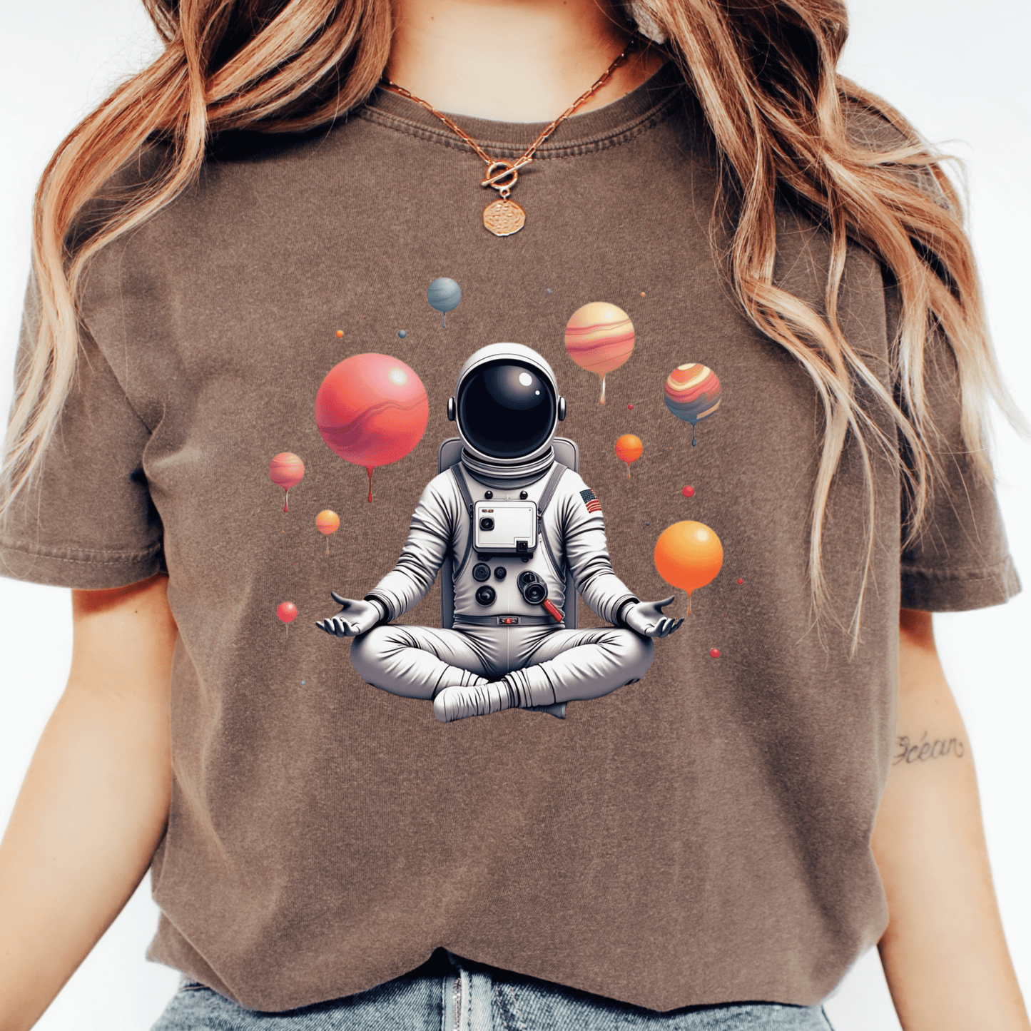 Meditating Astronaut T-shirt